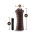 Enlust Krystal - Vibrating Artificial Mouth with AI Images (Brown)