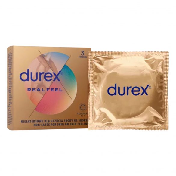 Durex Real Feel - kondomi bez lateksa (3 kom)