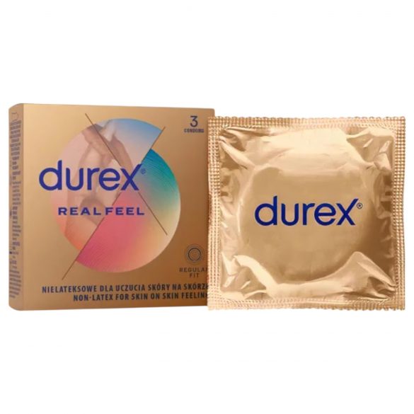 Durex Real Feel - latex-free condoms (3 pcs)