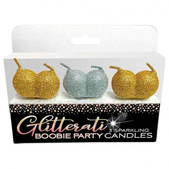 Glittaretti - Breast Candle Set (3pcs)