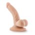 Dr. Skin 4 - iminapaga munandiga realistlik dildo - naturaalne (12cm)