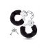 Temptasia Cuffs - Plush Handcuffs (Black)