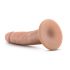 Dr. Skin 5.5 - realističan dildo s ljepljivim potplatom - prirodan (14 cm)