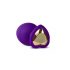 Temptasia M - Gold-Stone Heart Anal Dildo (Purple) - Medium