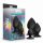 Anal Adventures Platinum Stout - analni dildo set - 3 kom (crni)