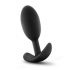 Anal Adventures Platinum M - Beaded Anal Dildo - Black (Medium)