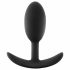 Anal Adventures Platinum M - Anal Dildo - Black (Medium)