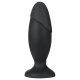 Anal Adventures Platinum Rocket - Large Anal Plug (Black)