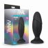 Anal Adventures Platinum Rocket Plug - analni vibrator (črn)