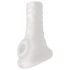 Perfect Fit Breeder - Open Penis Sleeve (10 cm) - Milky White