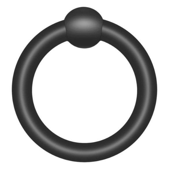 Lettonian: Addicted Toys - Silicone Penis Ring Set - 7pcs (Black)
