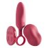 Platanomelón Mobi - Wireless Vibrator Set with Batteries - 2 Piece (Red)