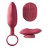 Platanomelón Mobi - wiederaufladbares, kabelloses Vibratorset - 2-teilig (rot)