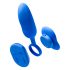 Platanomelón Mobi - oplaadbare, draadloze vibratorset - 2-delig (blauw)