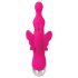 Evolved - beaded vibrator with clitoral arm (pink)