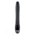 Playboy Rabbit Vibe - Vibromasseur rechargeable avec stimulateur clitoridien (noir)