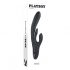 Playboy Rapid Rabbit - Rechargeable Rabbit Vibrator (Black)