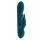 Playboy Rabbit - Rechargeable, Waterproof Clitoral Vibrator (Turquoise)