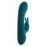 Playboy Rabbit - Rechargeable, Waterproof Clitoral Vibrator (Turquoise)