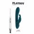 Vibrator Playboy Rabbit cu acumulator, rezistent la apă (turcoaz)