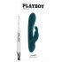 Playboy Rabbit - Rechargeable, Waterproof Clitoral Vibrator (Turquoise)