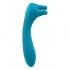 Evolved Heads or Tails - Rechargeable Dual-Ended Vibrator (Blue)