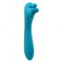 Evolved Heads or Tails - Rechargeable Dual-Ended Vibrator (Blue)