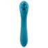 Evolved Heads or Tails - Rechargeable Double-Ended Vibrator (Blue)