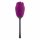 Playboy - Waterproof Rechargeable Tongue Rose Vibrator (Purple)