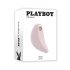 Playboy Palm - vibromasseur clitoridien étanche rechargeable 2-en-1 (rose)