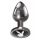 Playboy Tux - petit plug anal (argent)