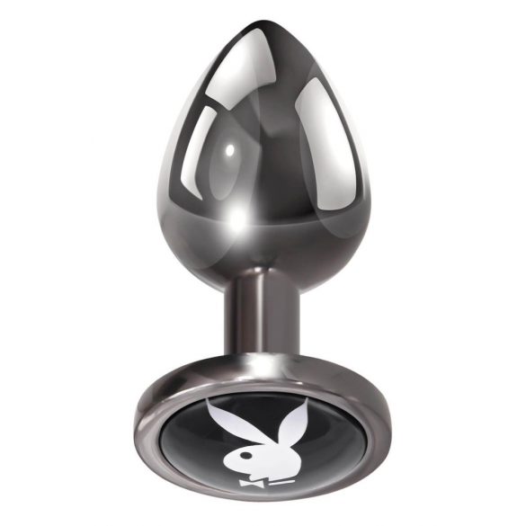 Playboy Tux - anālais dildo - mazs (sudrabs)