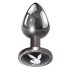 Playboy Tux - Small Anal Dildo (Silver)