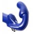 Revolver II - Strapless Strap-On Vibrator (Blue)