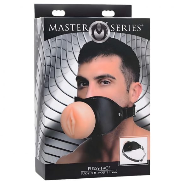 Master Series Pussy Face - Mouth Gag (Natural)