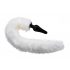 TAILZ - White Fox Tail Anal Dildo Set (Black and White)