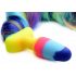 TAILZ - plug anal en silicone (arc-en-ciel)