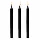 Black Paraffin Body Candles Set (3pcs)