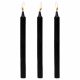 Black Paraffin Body Candles Set (3pcs)