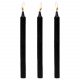 Black Paraffin Body Candles Set (3pcs)