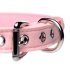 Golden Kitty Bow Collar with Bell (Pink)