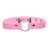 Master Series Kinky Kitty - Halsband mit Katzenkopf-Ring (Rosa)