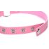 Meester Serie Onde Kat - halsband met kat hoofd ring (roze)