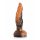 Creature Cocks Plėšiklis - tekstūruotas silikoninis dildo - 20 cm (oranžinis)