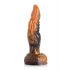 Creature Cocks Plėšiklis - tekstūruotas silikoninis dildo - 20 cm (oranžinis)