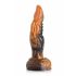 Creature Cocks Ravager - teksturiran silikonski dildo - 20 cm (oranžna)