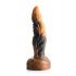 Ravager Textured Silicone Dildo - 20cm (Orange)