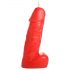 Spicy Pecker Candle with Balls - Large (Red)