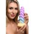 Cocks Mystiques - dildo licorne - 21cm (violet-jaune)