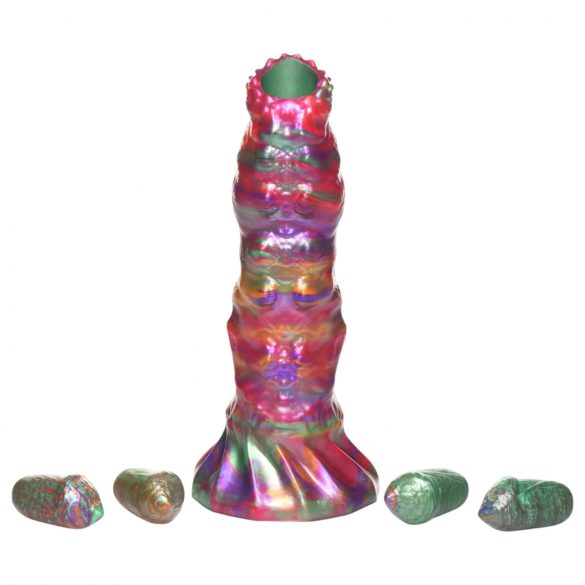 Larva Ovipositor Dildo with Eggs (Rainbow)